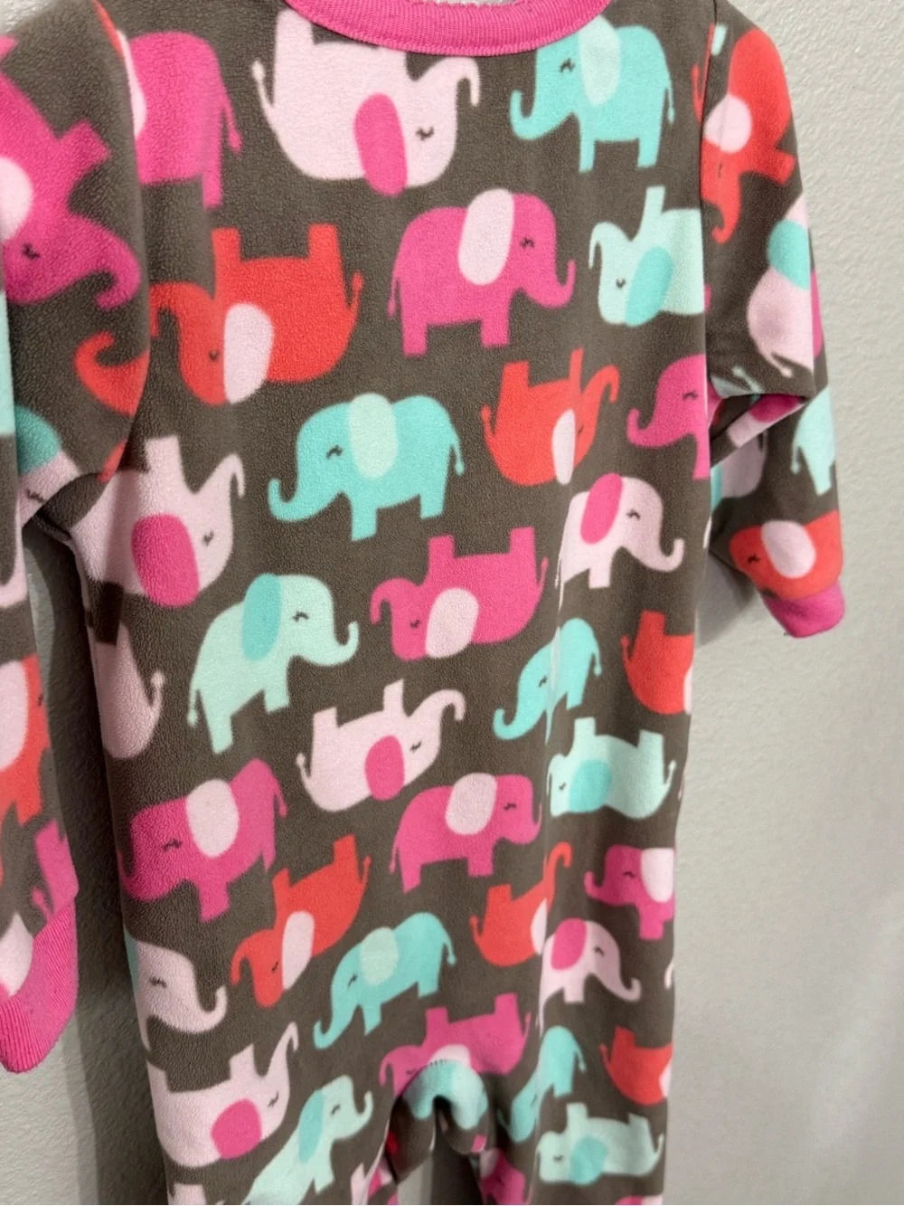 Carter’s Elephant Fleece Footie Pajamas 18M 🐘